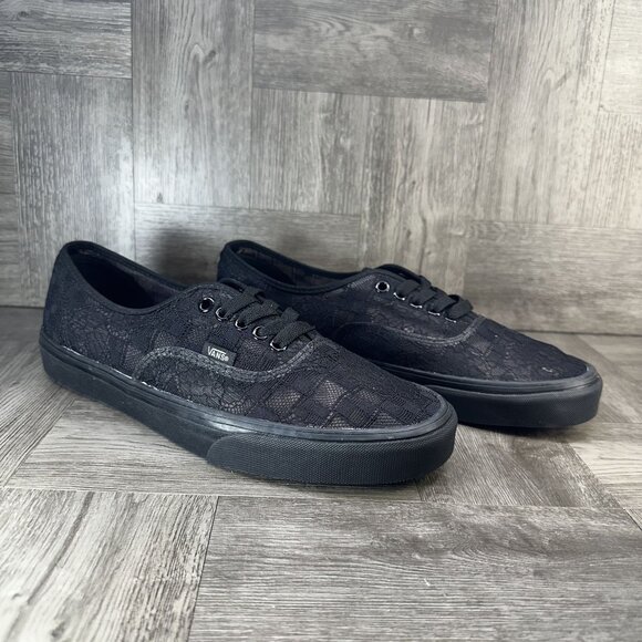 Vans Authentic Chou Chou Men\'s size 10/Women\'s 11.5 Black Lace See Through Shoes main image 5